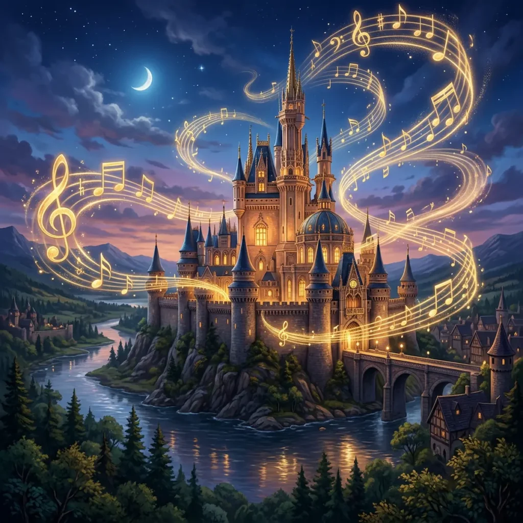 Emotional cinematic music illustrating Disney-style sonic branding.