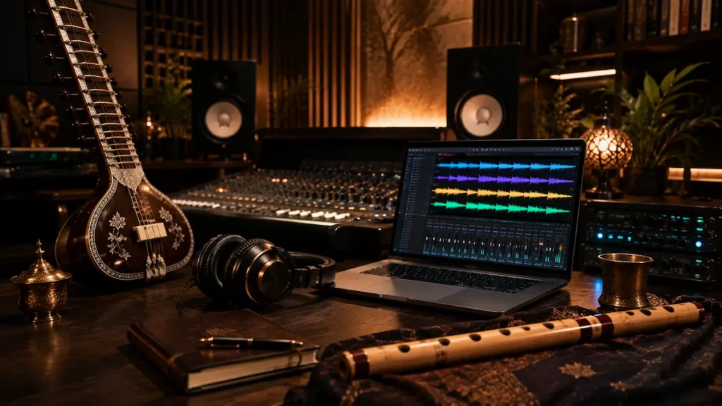 SongPrintz premium sonic branding studio creating personalized audio branding experiences.