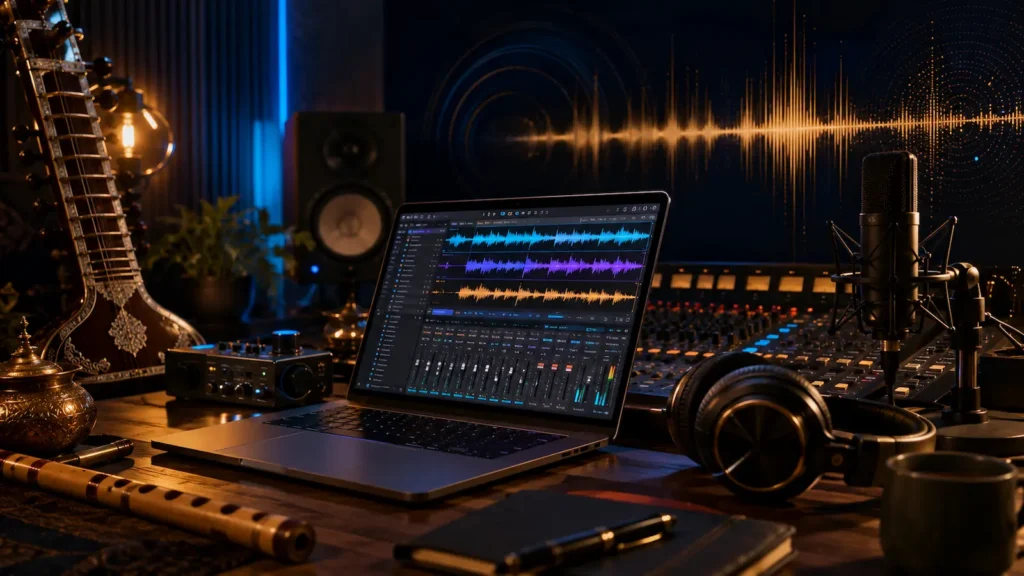 Sonic branding cost guide showing premium audio branding, music production, and custom sonic identity creation.